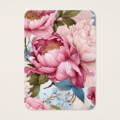 Rosa Personalisierte Ohrkarte (Rückseite)