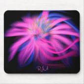 Rosa Personalisiertes Artisan-Fraktal Design Mousepad (Vorne)