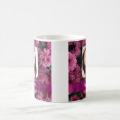 Rosa personalisiertes mit BlumenFoto Kaffeetasse (Mittel)