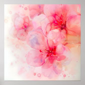 Rosa Petal Elegance Poster (Vorne)