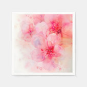 Rosa Petal Elegance Serviette (Vorderseite)