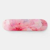 Rosa Petal Elegance Skateboard (Horizontal)