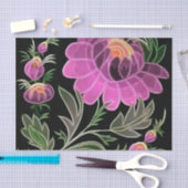 Rosa Petals Art Deco Seidenpapier (Handwerk)