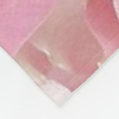 Rosa Petals Fleecedecke (Ecke)