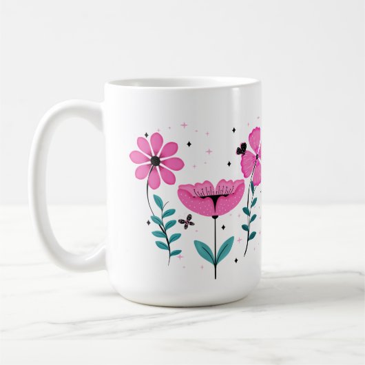 Rosa Petals Kaffeetasse (Links)