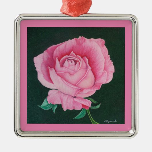 Rosa Petals Ornament (Vorne)