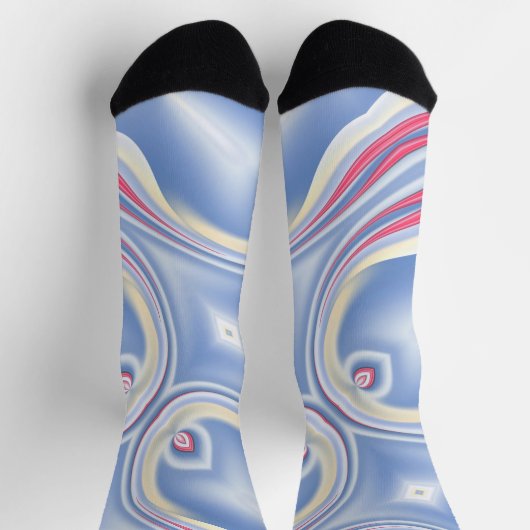 Rosa Petals Socken (Oben)