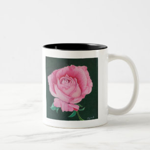 Rosa Petals-Tasse Zweifarbige Tasse
