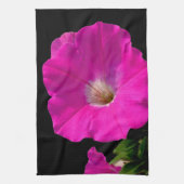 Rosa Petunia-Blume Geschirrtuch (Vertikal)