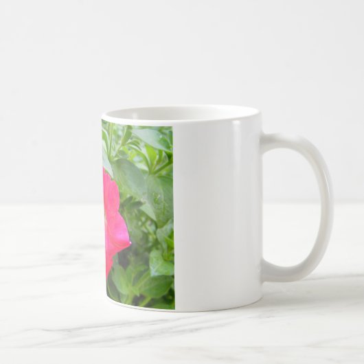 Rosa Petunia-Blume Kaffeetasse (Rechts)