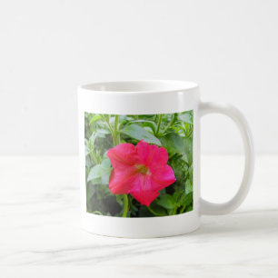 Rosa Petunia-Blume Kaffeetasse