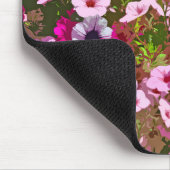 Rosa Petunia-Blume Mousepad (Ecke)