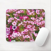 Rosa Petunia-Blume Mousepad (Mit Mouse)