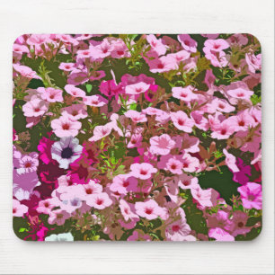Rosa Petunia-Blume Mousepad