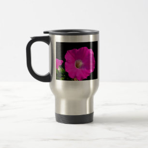 Rosa Petunia-Blume Reisebecher