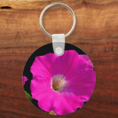 Rosa Petunia-Blume Schlüsselanhänger (Vorderseite)