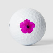 Rosa Petunia Frühlingszeit Damen oder Herren Golfball (Vorderseite)