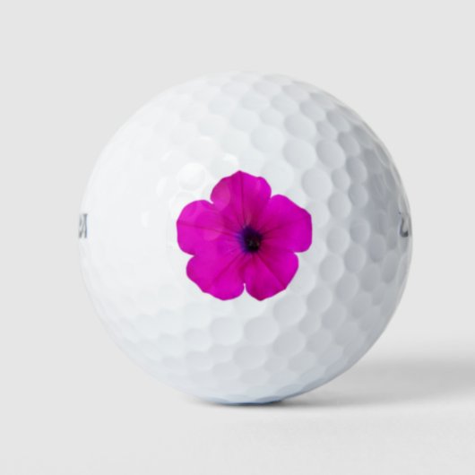 Rosa Petunia Frühlingszeit Damen oder Herren Golfball (Vorderseite)