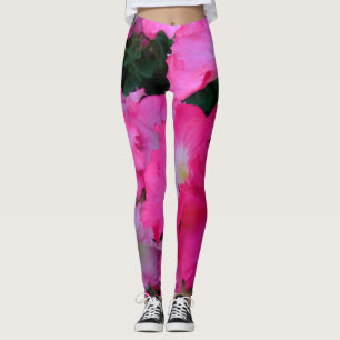 Rosa Petunien Leggings