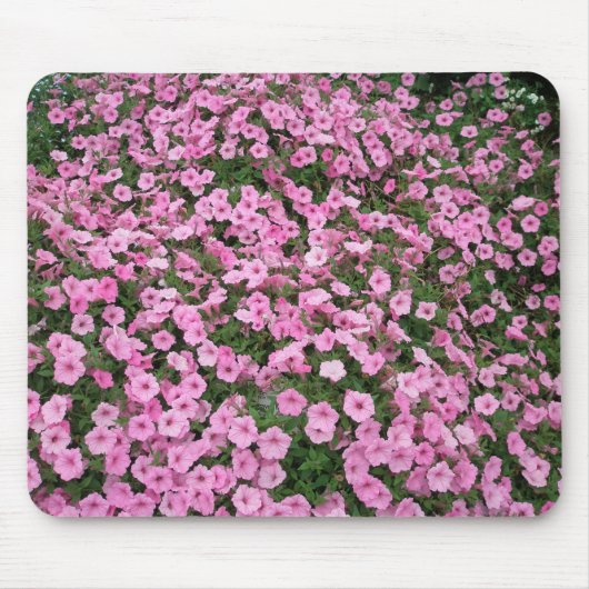 Rosa Petunien Mousepad (Vorne)