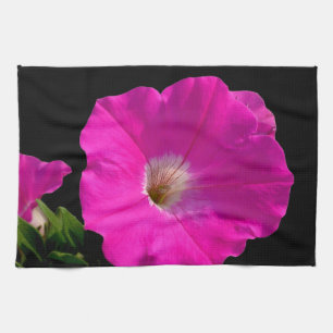 rosa Petunienblüte Geschirrtuch