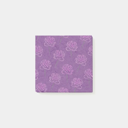 Rosa Pfannenbäume - Notizblock (Vorderseite)