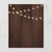 Rosa Pfannenbäume rustikale Haushaltsdusche Einlad (Rückseite)