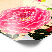 Rosa Pfannkuchen, Vintage Blume Fotodruck (Ecke)
