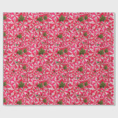 Rosa Pfefferminze-Blume Geschenkpapier (Flach)