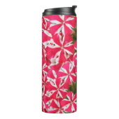 Rosa Pfefferminze-Blume Thermosbecher (Nach links gedreht)