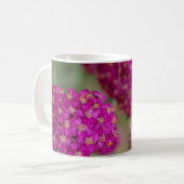 Rosa-Pfeil-Blume Kaffeetasse (Vorderseite Links)