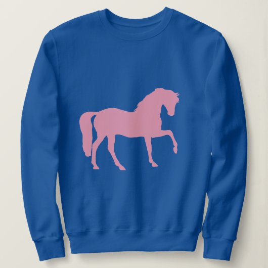Rosa Pferd Sweatshirt (Design vorne)