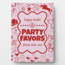 Rosa Pferdchen Pferderasse Geburtstagsparty Favori