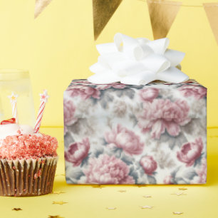 Rosa-Pfingsteine in Frankreich Geschenkpapier