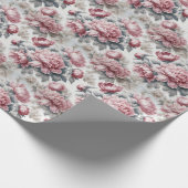 Rosa-Pfingsteine in Frankreich Geschenkpapier (Ecke)