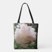 Rosa Pfingstrose Blossom.text. Tasche (Rückseite)