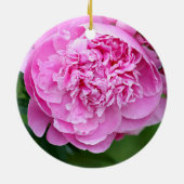 Rosa Pfingstrose Keramikornament (Hinten)