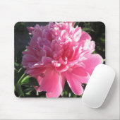 Rosa Pfingstrose Mousepad (Mit Mouse)