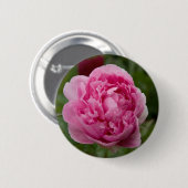 Rosa Pfingstrose | Rosa Pfingstrose Button (Vorne & Hinten)