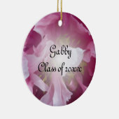 Rosa Pfingstrosen-Abschluss-Foto Keramikornament (Rechts)