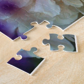 Rosa Pfingstrosen-Blumen-Puzzlespiel Puzzle (Seite)