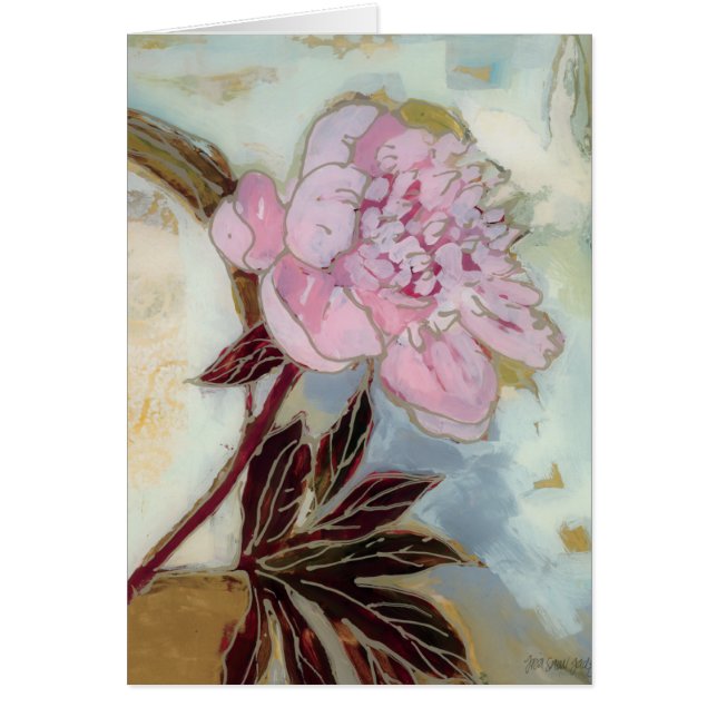 Rosa Pfingstrosen-Blüte (Vorne)