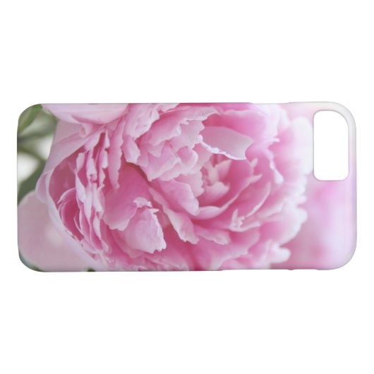 Rosa Pfingstrosen Case-Mate iPhone Hülle (Rückseite (Horizontal))