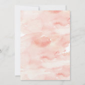 Rosa Pfingstrosen, die Einladungs-Reihe Wedding Einladung (Rückseite)