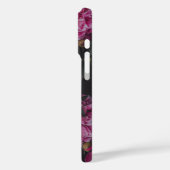 Rosa Pfingstrosen, dunkle, stimmungsvolle Ästhetik Case-Mate iPhone Hülle (Rückseite / Links)