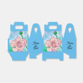 Rosa Pfingstrosen Geschenkbox Geschenkschachtel (Ungefaltet)