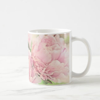 Rosa Pfingstrosen Kaffeetasse