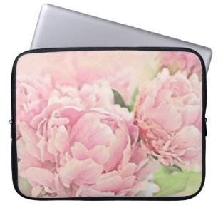 Rosa Pfingstrosen Laptopschutzhülle