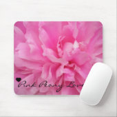 Rosa Pfingstrosen-Liebe Mousepad (Mit Mouse)