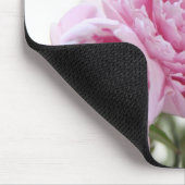 rosa Pfingstrosen mousepad (Ecke)